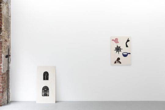 Claudia Zweifel at Galerie Gilla Loercher, 2021<br>
Photo: CHROMA, courtesy Galerie Gilla Loercher and the artist