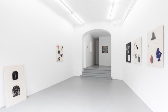 Claudia Zweifel at Galerie Gilla Loercher, 2021<br>
photo: CHROMA