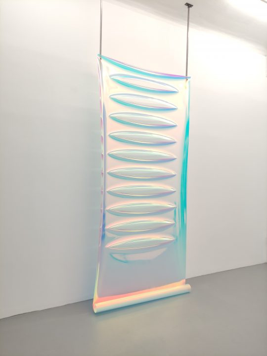 PVC, 380 x 120 cm<br>

Photo: Sebastian Gündel, courtesy Galerie Gilla Loercher and the artist