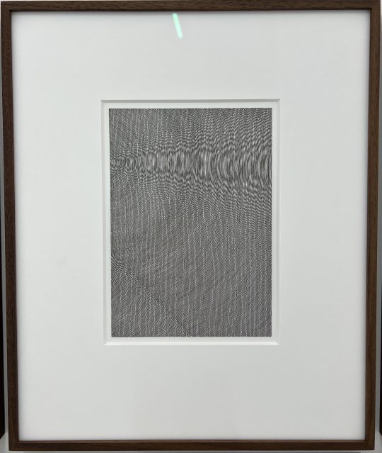 ink on paper (21 x 15 cm).<br>40,5 x 33,5 cm, framed.
Foto: GLoercher, courtesy GalerieGillaLoercher and the artist

Photo:GGLoercher
 