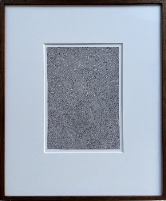 ink on paper<br>21 x 15 cm. 
Framed: 40,5 x 33,5 cm.		
Foto: Gilla Lörcher, courtesy Galerie Gilla Loercher and the artist