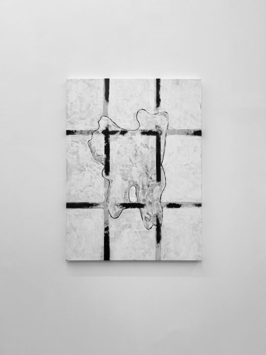 Dead Letters (Okinawa) #7, 2024 Mixed media on canvas. 80 x 60 cm