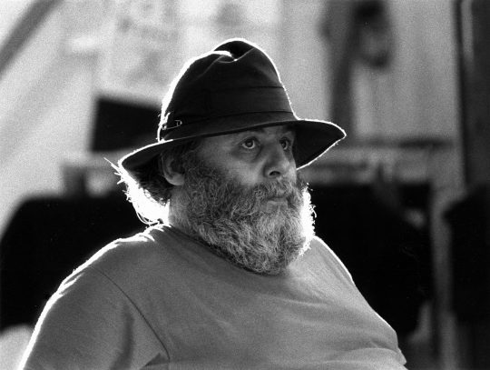 Ute Schendel, 38 A.R.Penck, Frankfurt a.M. 1983. Barytpapier Silbergelatine Masterprint. Vintage. 18 x 24 cm