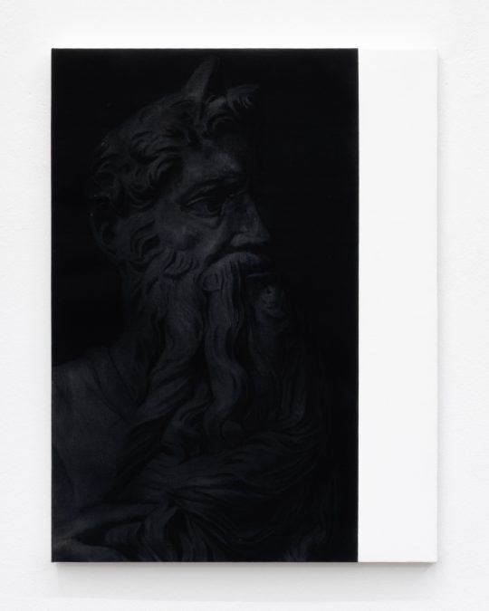 Moses II, 2025. Oil and acryl on canvas, 60 x 45 cm