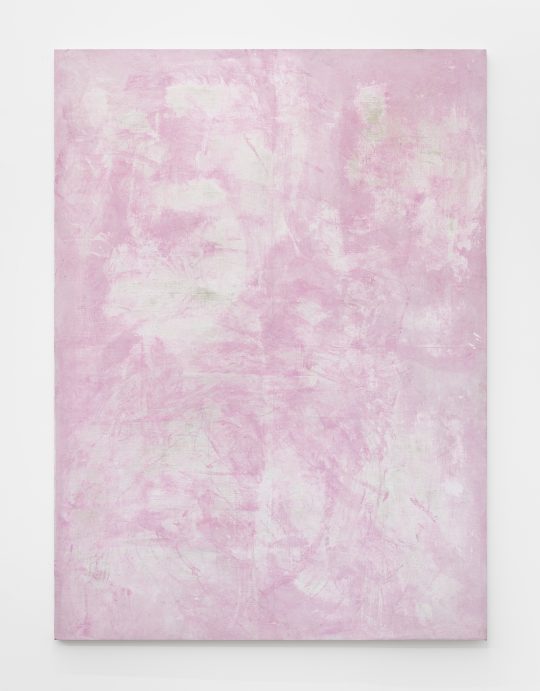 Pink Palimpsest, Acrylic on canvas, 185 x 135 cm