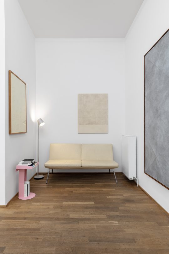 Installation view. Mapping the Concrete. Ivan Liovik Ebel at Galerie Gilla Loercher.CHR_8751 web