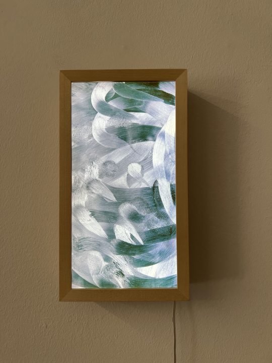 YoanaTuzharova TOUCH Inkjet on fabric each 285 x 142 cm IMG_2472 GL