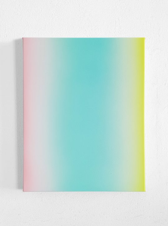 Sandrine Mahéo. Untitled, acryl on canvas, 40 x 50 cm, 2025. Galerie Gilla Loercher