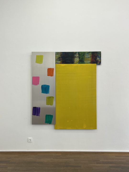 Claudia Desgranges Composite Painting #97, 2025, Acryl on aluminium 160 x 147 cm_IMG_2004