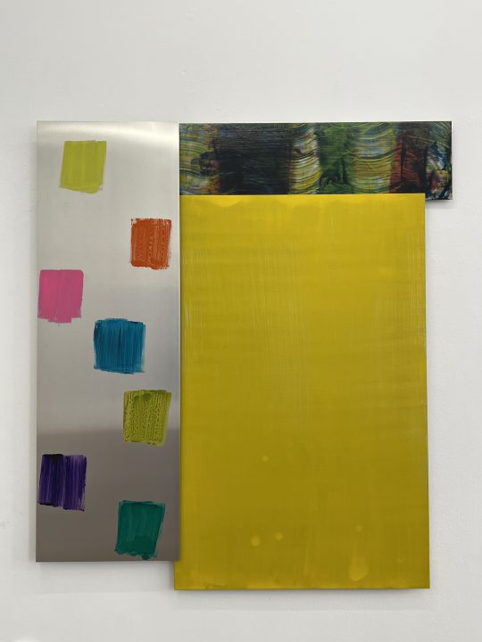 Claudia Desgranges Composite Painting #97, 2025, Acryl on aluminium 160 x 147 cm_IMG_2005