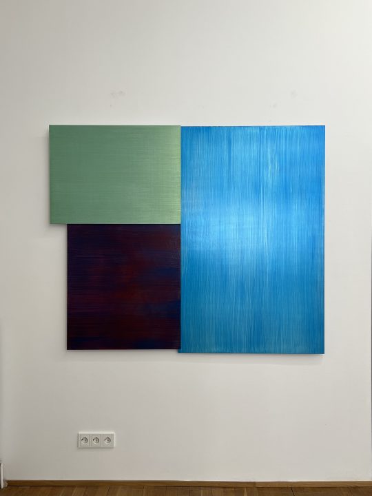 Claudia Desgranges Composite Painting #99, 2026. 140 x 168 cm_IMG_1996