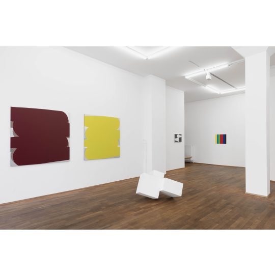 Installation view Rainer Splitt_Quentin Lefranc at Galerie Gilla Loercher 2026. CHR_9817 web